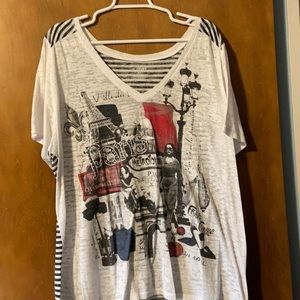 Vintage Lane Bryant v-neck t-shirt (22/24)